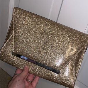 Large Gold clutch